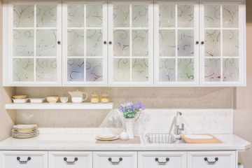 Transform Kitchen Windows and Glass Cabinet Doors