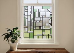 Dekorativní fólie SOLYX SXEG-3460-UG Oak Park Stained Glass 59