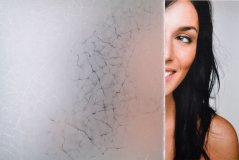 Dekorativní fólie SX-sc540 Cracked ICE Static Cling (vzorek)