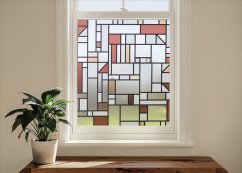 Dekorativní fólie SOLYX SXEG-3464-UG Glencoe Stained Glass 35