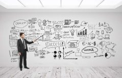 Decorative Writable Film SX-2095 White DRY Erase FOR Walls (sample)