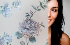 Dekorativní fólie SX-sc586 BLUE ROSE (vzorek)