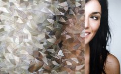 Decorative film SX-sc108 Atlantis Mosaic Static Cling  (sample)