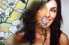 Decorative film SX-sc0012 Dogwood Dreams (sample)